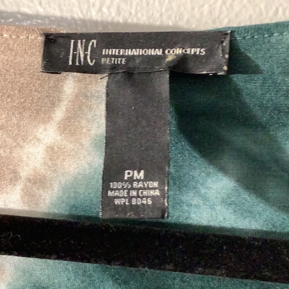 I-N-C International Concept Petite Tie Dye Dress - Picture 7 of 9